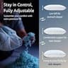 Premium Cooling Gel Shredded Memory Foam Queen Pillow with Dual-Sided Cover