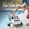 Dolphin E10 Automatic Corded Robotic Pool Vacuum Cleaner for Above Ground Pools