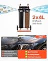 VEVOR Portable 8L Dual-Tank Deionized Water System for Vehicles and Windows