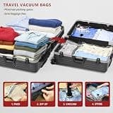 Travel Compression Packing Organizer Vacuum Bags with Electric Pump, 18-Pack