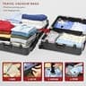 Travel Compression Packing Organizer Vacuum Bags with Electric Pump, 18-Pack
