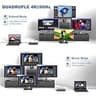 WAVLINK DisplayLink Quad Monitor Docking Station for Dual 5K or Quad 4K