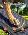VEVOR 63-Inch Aluminum Folding Dog Ramp for Cars, 250 lbs Capacity, Non-Slip Surface