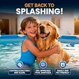 POOL SHARK 68% Cal-Hypo Pool Shock Granules, Non-Stabilized Formula, 50 lb Bucket