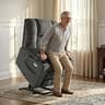 MCombo Model 7634 Large Triple Motor Fabric Lift Recliner with Power Headrest