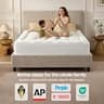Bedlore Thick Bamboo Viscose Pillow Top Mattress Pad with Deep Pocket