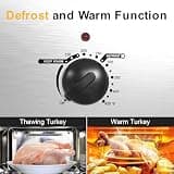 Premium 28-Quart High-Capacity Electric Roaster Oven with Self-Basting Lid
