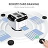 KPAW Portable Automatic Card Shuffler and Auto Post-Shuffle Dealer, White