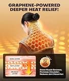 Ergonomic Graphene-Infused Heating Pad with 3M Thinsulate Insulation for Back Pain