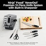 Ninja Foodi NeverDull Premium 12-Piece Forged German Stainless Steel Knife System