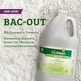 Biokleen Bac-Out Eco-Friendly Enzyme Cleaner and Stain & Odor Remover, 128 oz