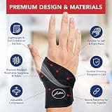 Doctor Developed Wrist Wraps for Hand Support and Fitness Weightlifting