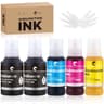 Hiipoo 580ML Anti-UV Sublimation Ink Refill Bottles for EcoTank Printers