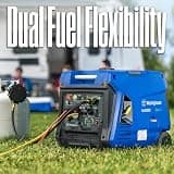 Westinghouse 5000 Peak Watt Super Quiet Dual Fuel Portable Inverter Generator