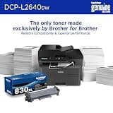 Brother DCP-L2640DW Compact Monochrome Laser Multi-Function Printer, Wi-Fi