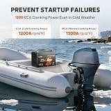 LiTime 12V 165Ah Dual-Purpose Lithium Marine Starting & Deep Cycle Battery