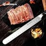 KATISUN 12-Inch German Steel Slicing Knife for BBQ with Ergonomic Handle