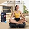 GLYLF 450 lbs Vibration Plate Exercise Machine with Magnetic Foot Massage