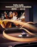 Upgrad P62 Pro Smart Outdoor Movie Projector with WiFi, Bluetooth and 4K Support
