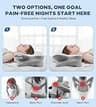 DONAMA Ergonomic Cervical Memory Foam Pillow with Unique Armrest Design and Cooling