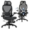 ELABEST X100 Ergonomic Mesh Office Chair with Footrest & 3D Lumbar Support