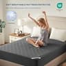 BEDLORE Soft Microfiber 100% Waterproof Queen Size Mattress Protector