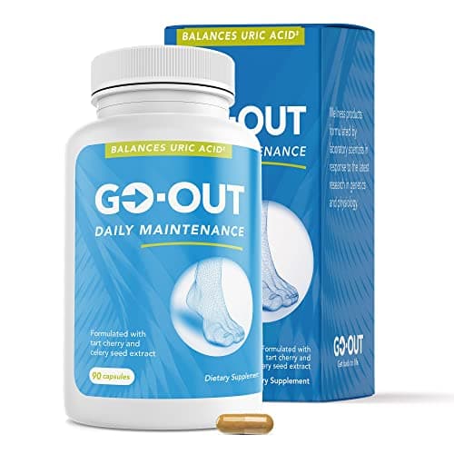 Go Out Daily Maintenance Natural Uric Acid Support Vegetarian Supplement