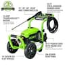 Greenworks 3000 PSI Heavy-Duty Brushless Electric Pressure Washer with Uberflex