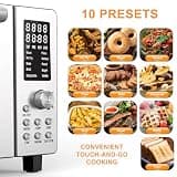 Nuwave Bravo 10-in-1 Air Fryer Toaster Smart Convection Oven 21-Quart
