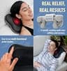 Zyllion Shiatsu Back and Neck Massager with Heat, 3D Deep Tissue Pillow
