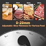 CUSIMAX Electric Deli Meat Slicer, 200W, Dual 8.7-Inch Stainless Blades