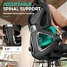 CAPOT Ergonomic Mesh Office Chair with L1-L5 Lumbar Support and 4D Arms