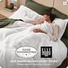 Bedsure Cotton Waffle Weave Oversized King Duvet Cover Set, 120" x 98"