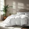 Serta Queen Size Hypoallergenic Goose Feather & Down Fiber Bed Comforter