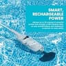 Intex Rechargeable Handheld Pool Vacuum for Above-Ground Pools with 94-Inch Shaft