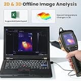 GODIAG Handheld Thermal Imaging Camera, 256x192 Native Resolution, 12-Hour Battery Life