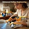 Mdeinu 3000mAh Cordless Cardboard Cutter with Metal Safety Blade Guard