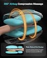 ALLJOY Hand Massager with Heat and Compression, Advanced Touchscreen Interface