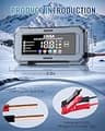 TEMOLA 12V 6A Automatic Smart Trickle Charger with Pulse Repair Mode