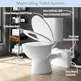 Simple Project 1000W Heavy-Duty Macerating Toilet for Basement Remodels