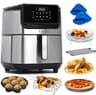 Yedi Evolution Air Fryer with Deluxe Accessory Kit and Ceramic Basket, 6.8-Quart