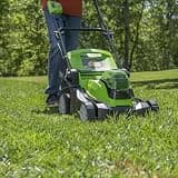 Greenworks 48V (2x24V) 17-Inch Cordless Push Lawn Mower with Dual Battery System