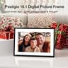 Pastigio 10.1-Inch Frameo WiFi Digital Picture Frame with Premium Embossed Bezel