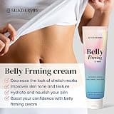 SILKDERMIS B Flat Belly Firming Cream with Caffeine & Retinol for Toning