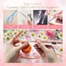 Knitly Ergonomic Light Up Crochet Hook Kit with Digital Counter & 18 Hook Sizes