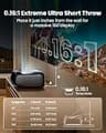 JMGO O2S Ultra 4K Ultra Short Throw RGB Triple Laser Projector (3,600 Lumens)