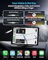 IIWEY iK11 11-Inch Ultra-Slim Wireless CarPlay Screen with 4K Dashcam and 64GB Storage