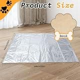 Kigley Oversized Non-Electric Pet Deterrent Furniture Mat, Neutral Khaki