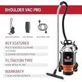 Hoover Commercial Shoulder Vac Pro Bagged Backpack Vacuum Cleaner Unit