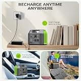 Premium 296Wh 110V Pure Sine Wave Portable Solar Power Station for Camping